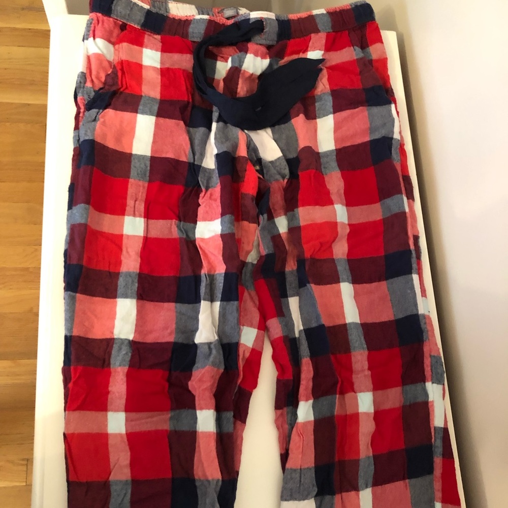 Paid flannel pj bottoms